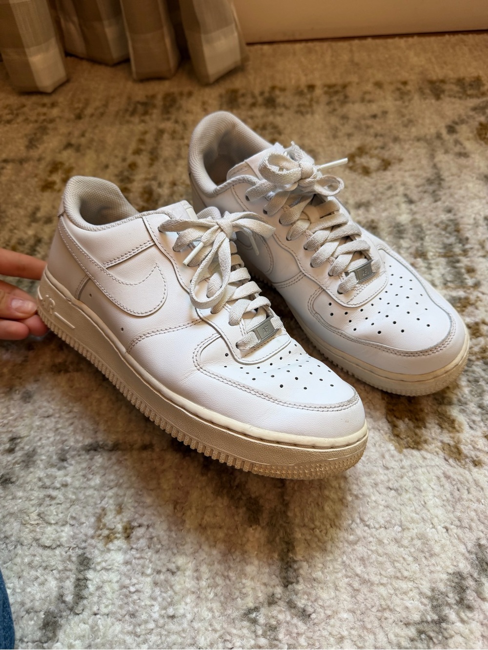 Nike Air Force 1 Low White Sneakers - Women’s 9 (EU 40.5)